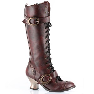 steampunk tall boots