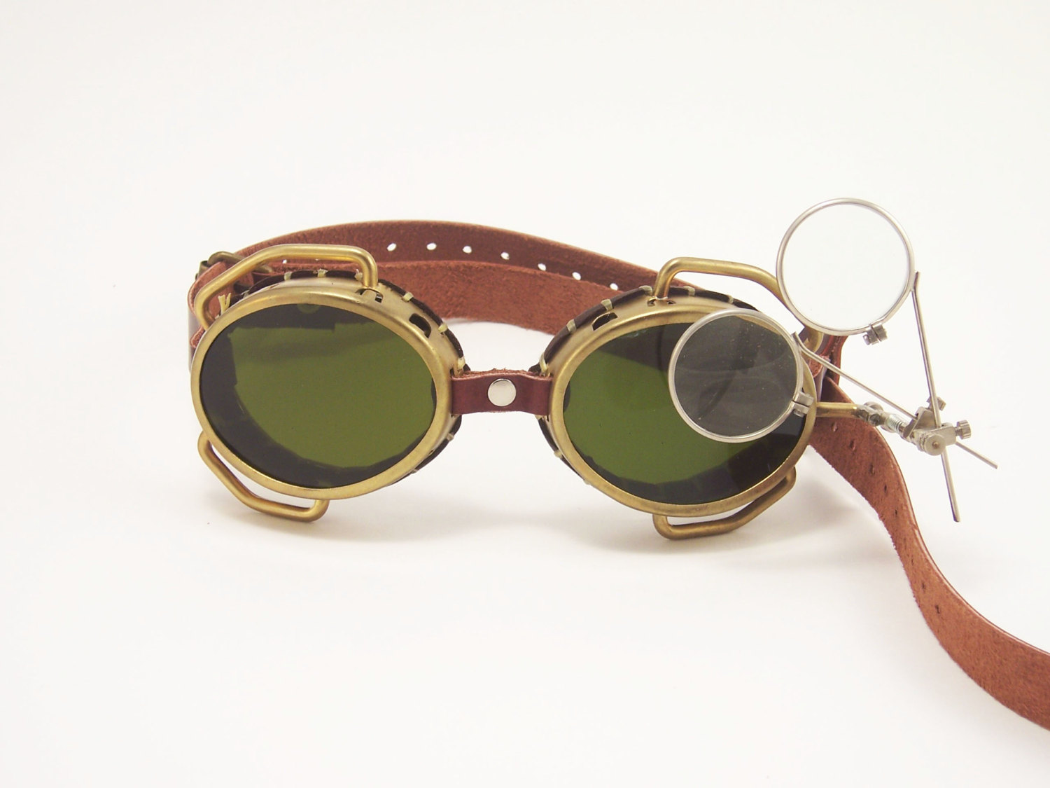 Brass Steampunk Goggles Sunglasses LARP Victorian Cosplay