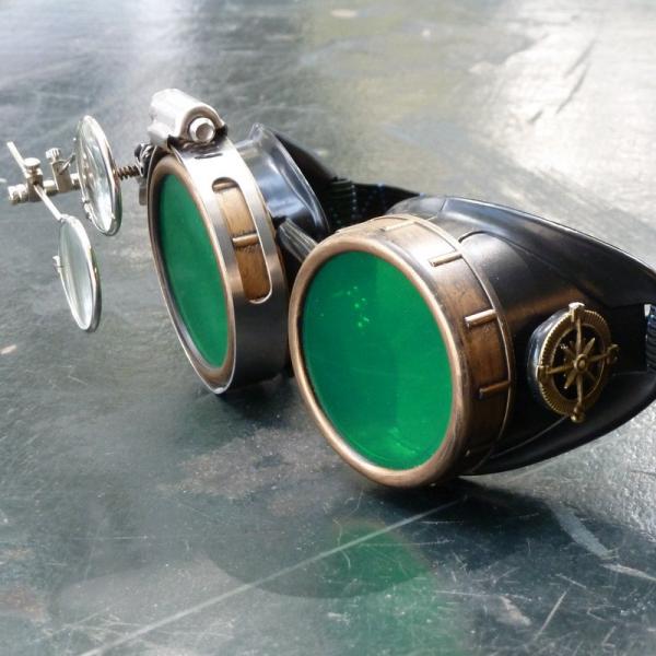 Emerald City Compass Goggles