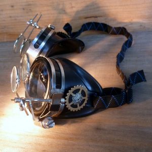Anthropologist Goggles - Two double magnifiers, clear lenses