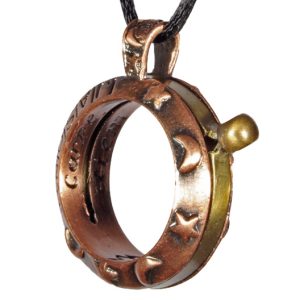 Copper Sundial Necklace - Aquitaine Celestial