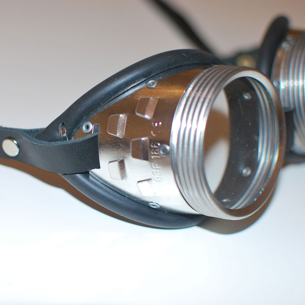 Steel Goggles - Side View