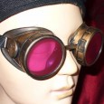 Red Goggle Lenses - 50mm Diameter, 1/8