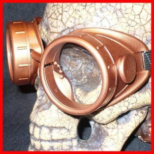 Copper Apocalypse Goggles: Clear Lenses