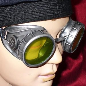 Silver Tonned Goggles: Yellow Lenses
