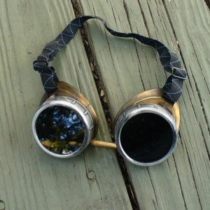 Bronze & Silver Goggles: Dark Lenses