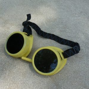 Yellow Apocalypse Goggles w/ Black Lenses
