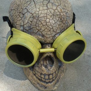 Yellow Apocalypse Goggles w/ Black Lenses