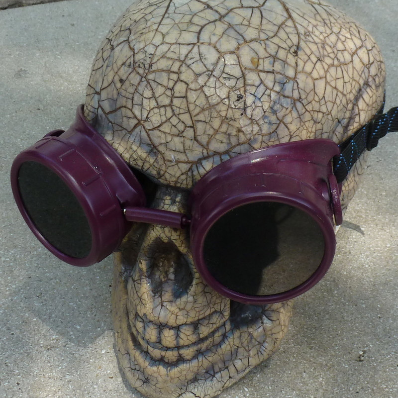 Purple Apocalypse Goggles w/ Dark Lenses