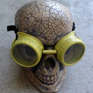 Yellow Apocalypse Goggles w/ Clear Lenses