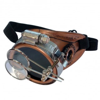 Steampunk Monocles - Single Lens, With & Without Magnifiers