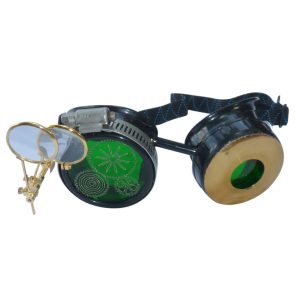 Basic Goggles w/ Etched Cogs & Eye Loupe