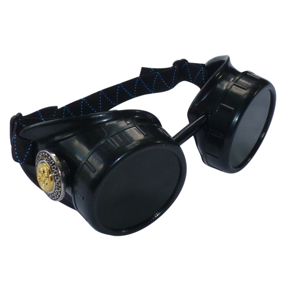 Black Goggles: Dark Lenses w/ Golden Ornaments