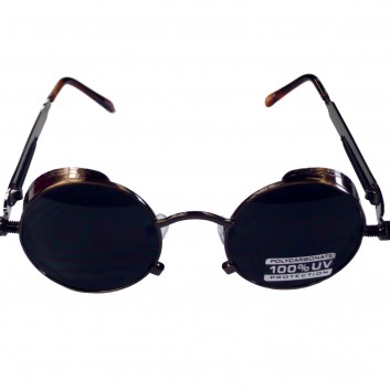 Black Steampunk Glasses