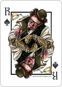 The King of Spades, The Tinker. Original artwork by Mike Lees