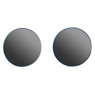 gray replacement goggle lenses - 50mm