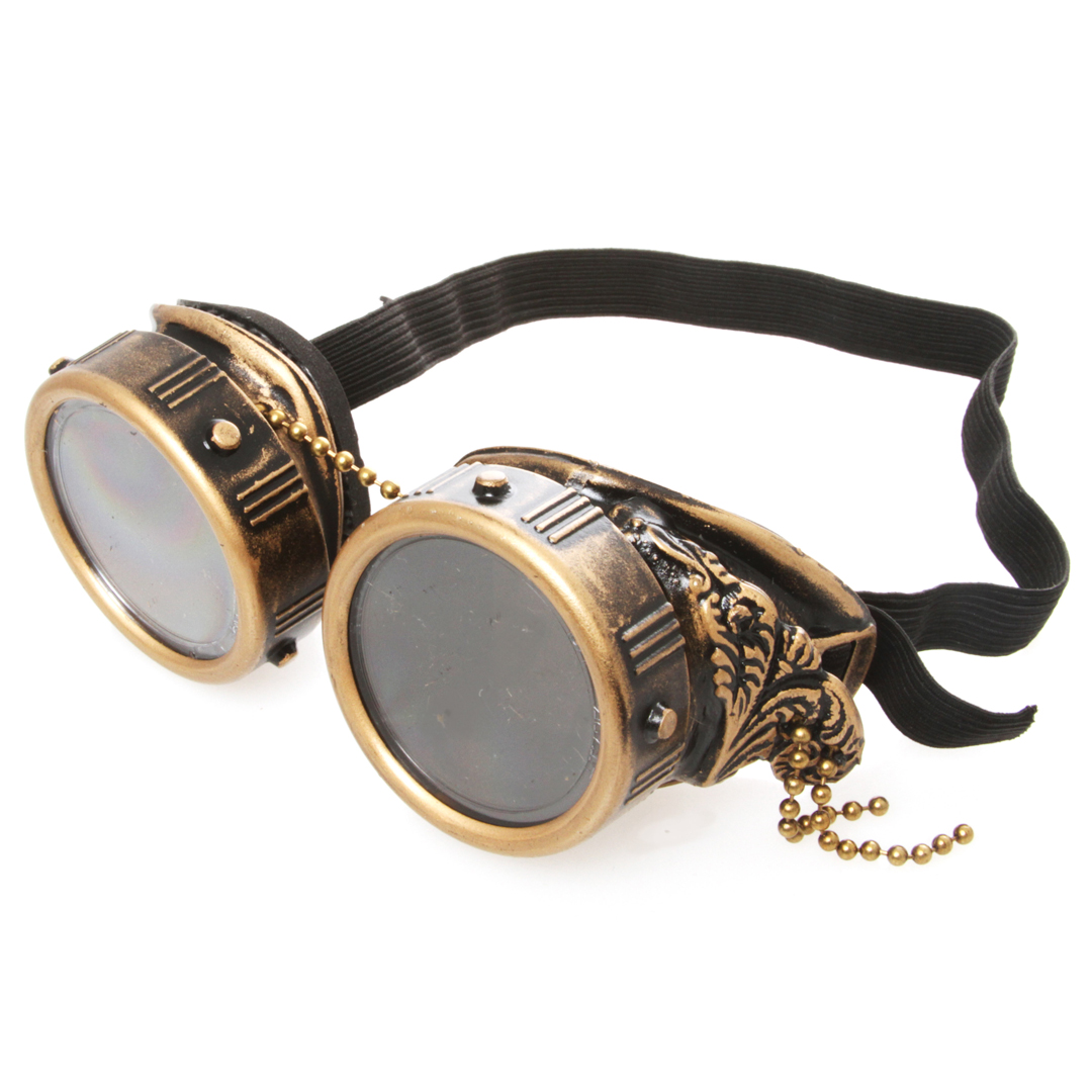 Rebel Steampunk Goggles With Wings