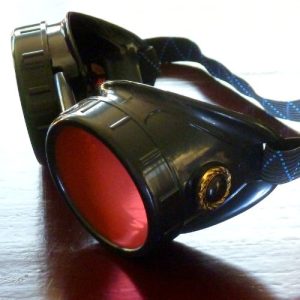 Victorian Red Lenses Goggles