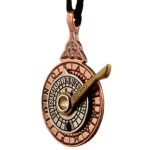 Star Dial necklace - tricolor