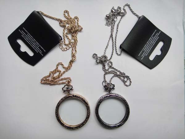 Antique Monocle Necklace - With Chain