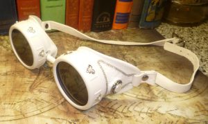 Steampunk Wedding Goggles Side View